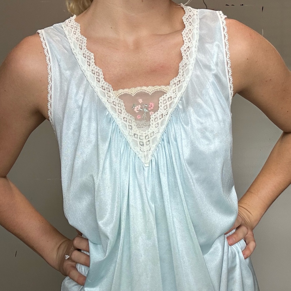 Blue Vintage Nightgown